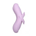 Svakom Echo 2 mini finger vibrator in purple features a soft liquid silicone body with an x-shaped removable finger sleeve