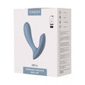 Svakom Erica small dusty blue dual stimulation vibrator with app