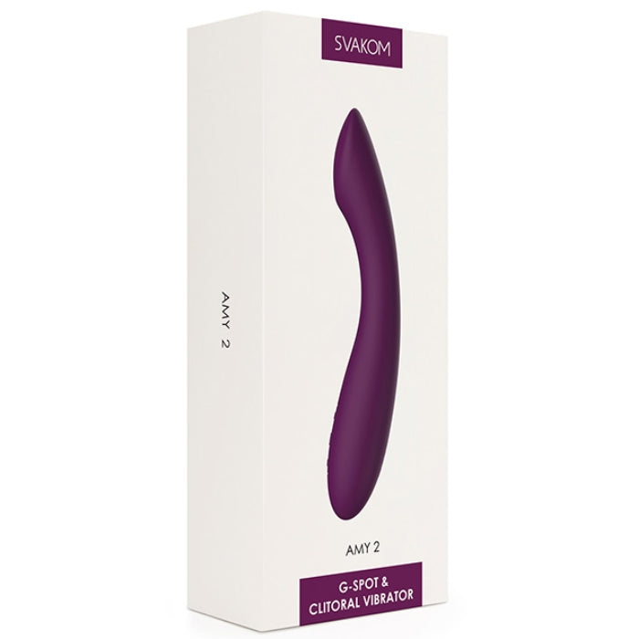 Lady Jane Adult Sex Shop | Svakom G-Spot & Clitoral Vibrator - Amy 2 | Dual vibrator, PleasurePoints_G-Spot,