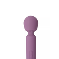 Purple Svakom Mini Emma Neo silicone wand with rounded head and textured grip