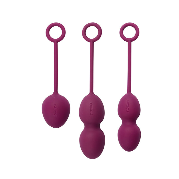 Svakom Nova Duo-Trio violet weighted balls for pelvic floor