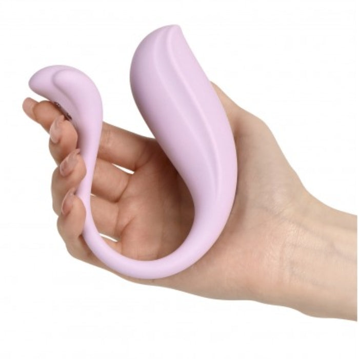 Svakom Phoenix Neo 2 lilac egg vibrator with sleek curve and smooth texture