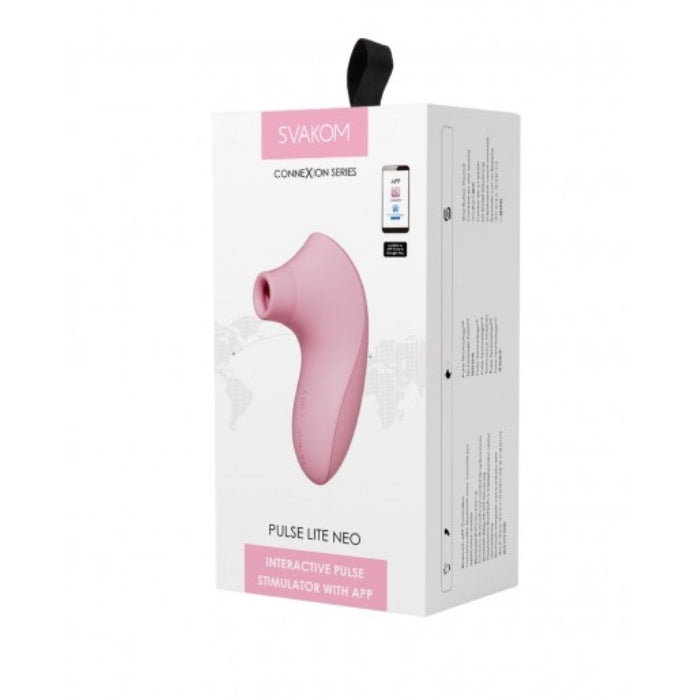 Pink Svakom Pulse Lite Neo clitoral sucker with patented pulse technology
