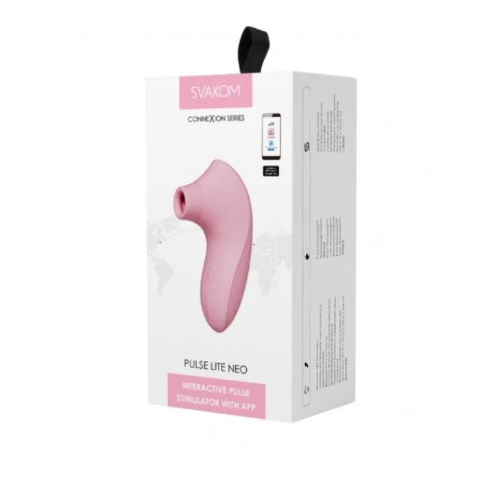 Pink Svakom Pulse Lite Neo clitoral sucker with patented pulse technology