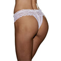 Lady Jane Adult Sex Shop | Sweet Little Things Crotchless Panty - White