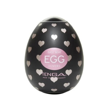 The Tenga egg is discreet and adorable, the perfect secret partner for all men out there. This small masturbater is the ideal travel partner. The toy has a little opening in it that allows you to effortlessly slip your erect penis inside where you will find textured ridges. Easy to use and comes in a variety of different textures to suit each individual. Stretchy and suitable for all sizes. This one has textured hearts on the inside.