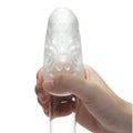 The Tenga egg is discreet and adorable, the perfect secret partner for all men out there. This small masturbater is the ideal travel partner. The toy has a little opening in it that allows you to effortlessly slip your erect penis inside where you will find textured ridges. Easy to use and comes in a variety of different textures to suit each individual. Stretchy and suitable for all sizes. This one has textured hearts on the inside.