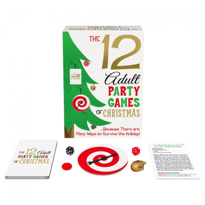 12 great games to get the holiday parties started! Have loads of fun with games like: Do You Shave What I Shave?, Passing Around the Christmas Crap, Santa Claus is Coming to Gamble, plus many more!