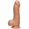 Flesh-colored silicone dildo ultra realistic with suction cup base for adult sex shop