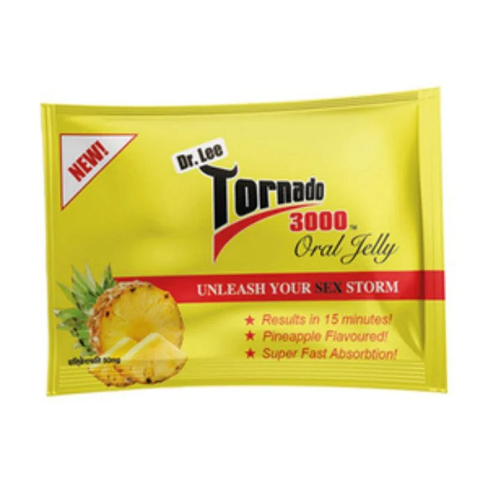 Lady Jane Adult Sex Shop | Tornado 3000 Oral Jelly – Pineapple