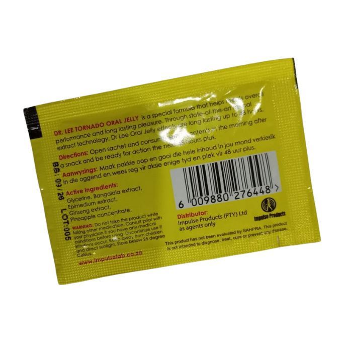 Lady Jane Adult Sex Shop | Tornado 3000 Oral Jelly – Pineapple