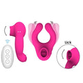 The Treediri Licker Ring was designed to be versatile and perfect for couples. This product comes with a easy to use remote control for hands free play. Use the bottom of the toy which has 7 vibration modes for pinpointed clitoral stimulation or use top head which has 7 licking modes to mimic oral. The product is great for dual penetration, as a couples ring or for nipple play. USB rechargeable, waterproof and made from a body safe silicone.