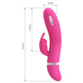 Lady Jane Adult Sex Shop | Vibrator Rabbit Pretty Love Ingram Electric Shock - Pink | Brand_Pretty Love, Category_Sex