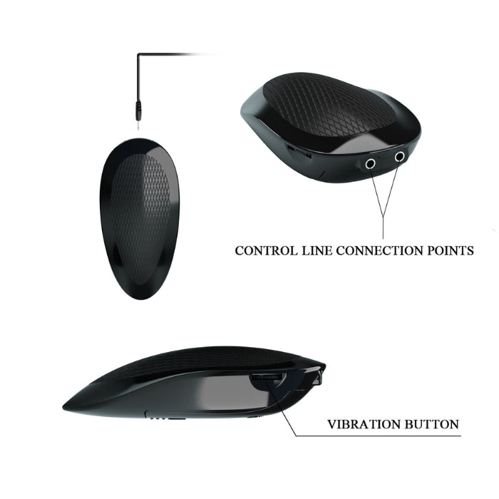 Oliver vibrating dildo with lifelike veined realistic balls and sleek black microphone grille