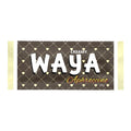 Waya Aphroccino chocolate bar in brown foil with hearts, 20g