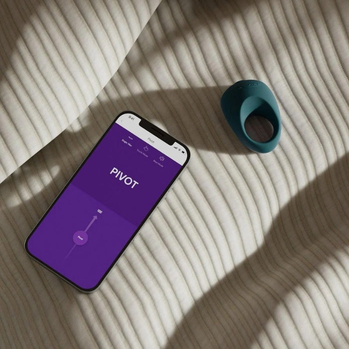 Take time together and get intimate. Wearable stimulation ring Pivot and rabbit vibrator Nova 2 are the perfect pairing for exploring your needs and desires. Plus, play and share control with the free We-Vibe App.  100% waterproof, rechargeable and with the free We-Vibe app, you can play and share control Nova 2 and Pivot from anywhere, create custom vibes and play together with other We-Vibe products.