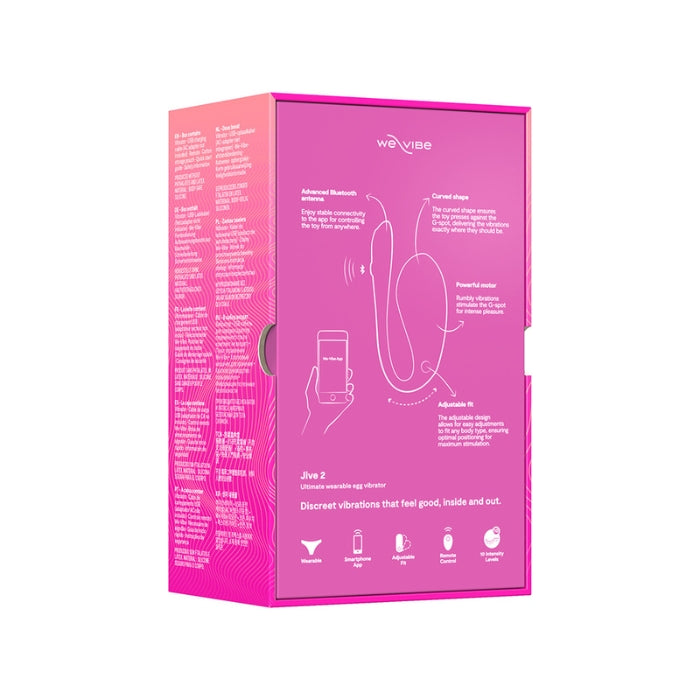 Lady Jane Adult Sex Shop | We Vibe Jive 2 Electric Pink