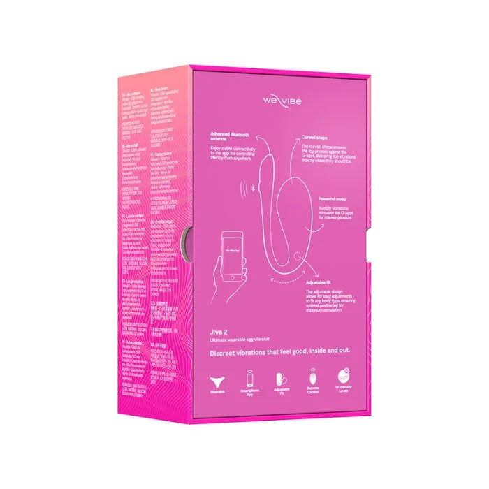 Lady Jane Adult Sex Shop | We Vibe Jive 2 Electric Pink
