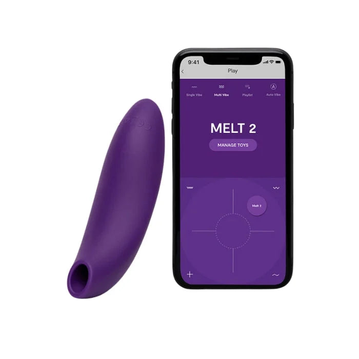 Purple We-Vibe Melt 2 clitoral sucker with Pleasure Air™ and smooth silicone