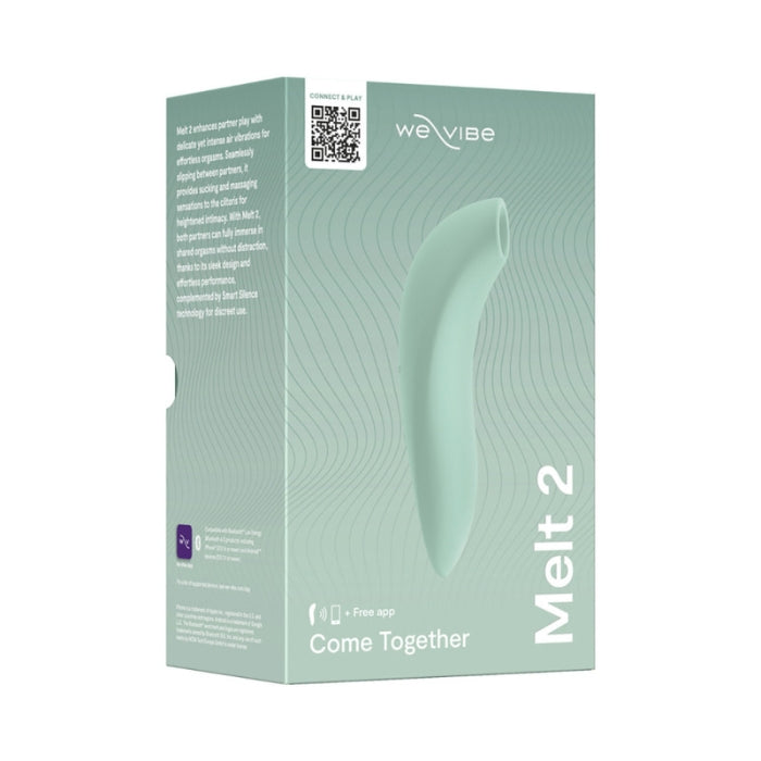 Sage We-Vibe Melt 2 clitoral sucker with Pleasure Air™ in mint green silicone