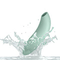 We-Vibe Melt 2 clitoral sucker in sage with Pleasure Air™ mint-green design
