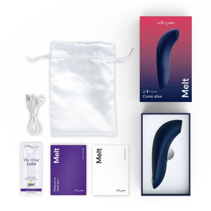 Lady Jane Adult Sex Shop | We-Vibe Melt Clitoral Stimulator - Midnight Blue (App) (USB)