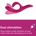 Lady Jane Adult Sex Shop | We-Vibe Nova 2 Vibrator (App) (USB)