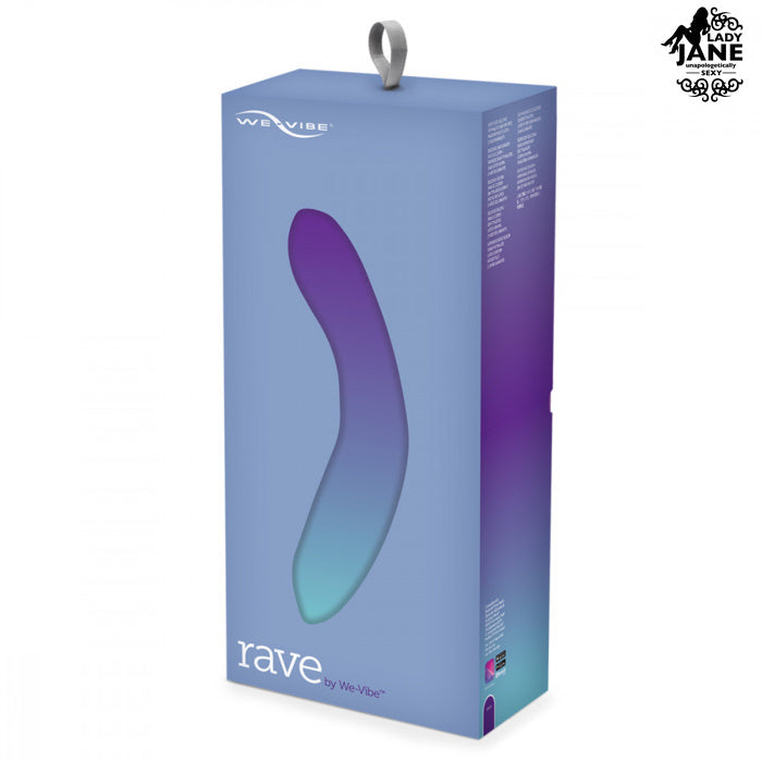 We-Vibe Rave G-Spot Vibrator is USB rechargable and splash proof. Perfect for partner play. 