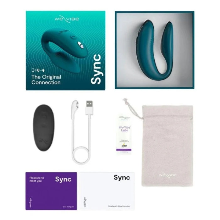 Lady Jane Adult Sex Shop | We-Vibe Sync 2 Couples Vibrator - Velvet Green