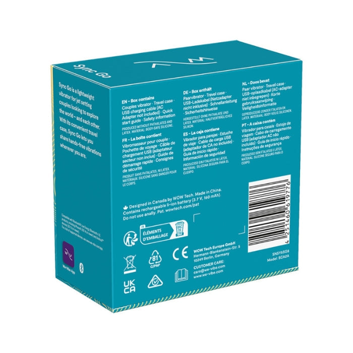 Lady Jane Adult Sex Shop | We Vibe Sync Go Turquoise