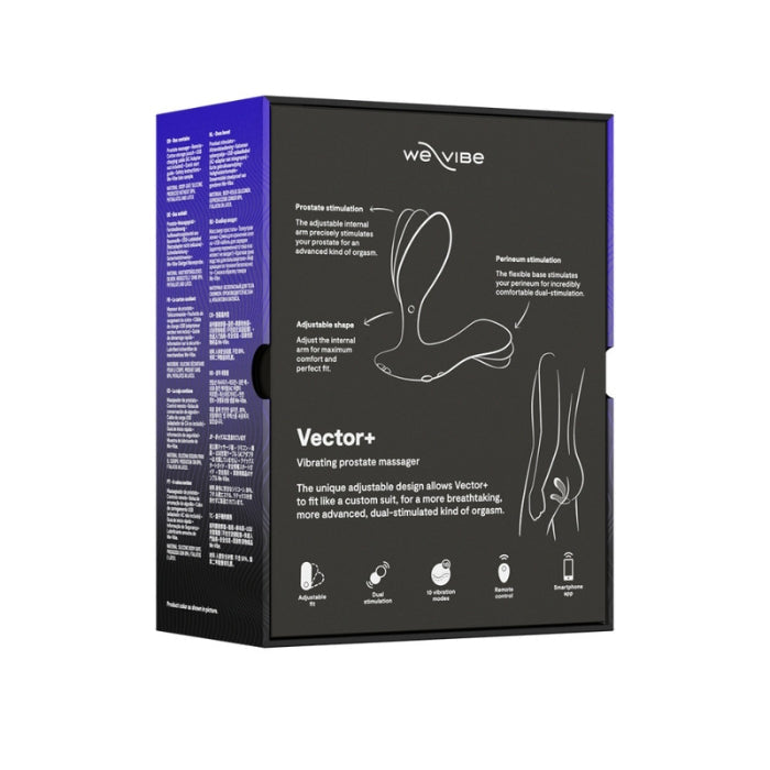 Lady Jane Adult Sex Shop | We-Vibe Vector + Prostate Massager - Black (App) (Remote) | Brand_We-Vibe,