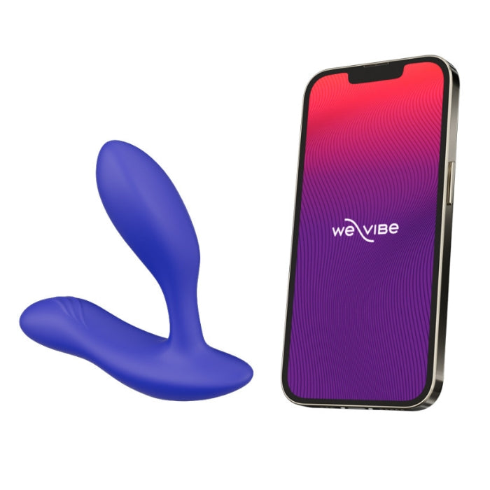 Lady Jane Adult Sex Shop | We-Vibe Vector + Prostate Massager - Blue (App) (Remote) | Brand_We-Vibe,