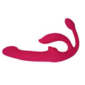 Lady Jane Adult Sex Shop | Wild Lily Strapless Vibrating Strap On - Pink