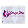 Woestyn-Roos - will Boost the Estrogen, Testosterone and Progesterone and balance these 3 hormones out and cause Sexual Desire and Arousal. Directions: After taking 2 of the Woestyn-Roos Pills wait around 40 min and apply Woestyn-Roos Gel to the Clitoris area, this will Boost the Estrogen hormone which will produce natural Vaginal Lubricant and Boost more sexual desire.