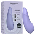 Womanizer Enhance Lilac clitoral stimulator in lavender, sleek design