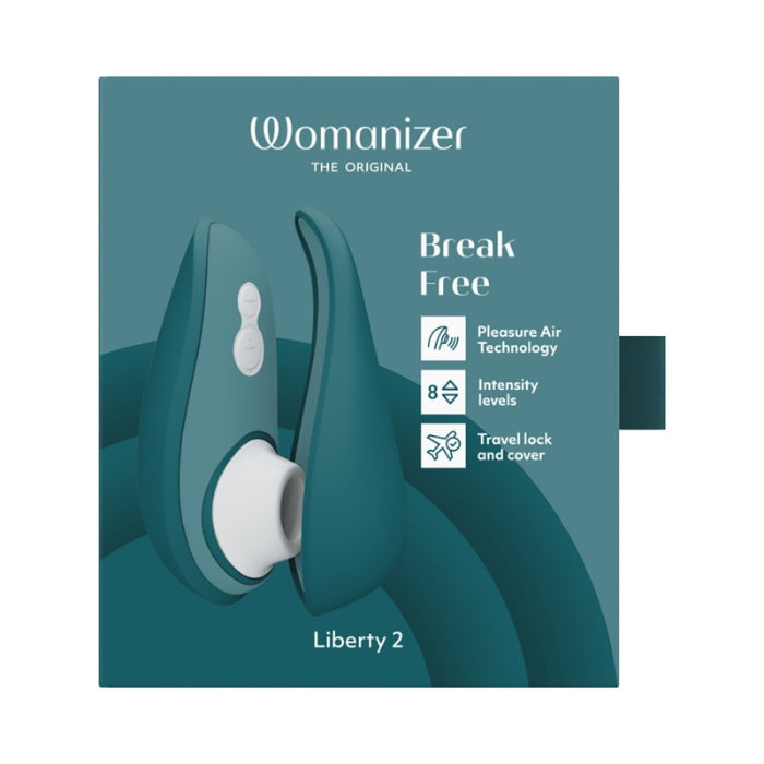 Lady Jane Adult Sex Shop | Womanizer Liberty 2 Clitoral Sucker - Dark Petrol