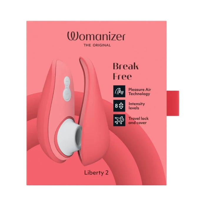 Lady Jane Adult Sex Shop | Womanizer Liberty 2 Clitoral Sucker - Vibrant Rose