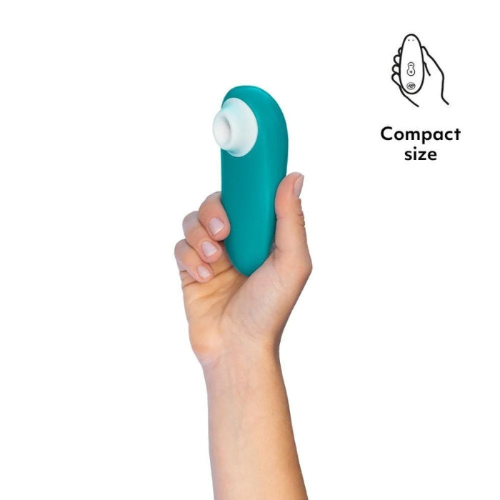 Compact sized clitoral stimulator. All Womanizer products feature a unique innovation called Pleasure Air Technology. 6 intensity levels whether you prefer soft and gentle or powerful and intense, or something in between. Waterproof and rechargeable.