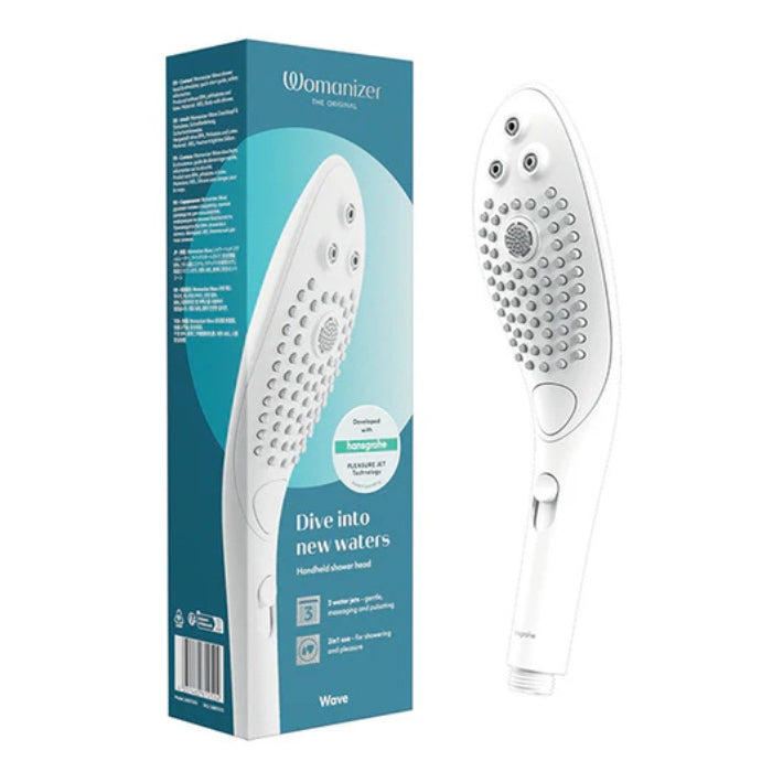 Lady Jane Adult Sex Shop | Womanizer Wave Shower Head - White