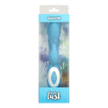 Sleek blue Wonderlust Harmony Rabbit Vibrator with hooded stimulator
