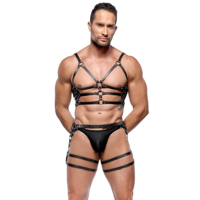 Lady Jane Adult Sex Shop | Zado Leather Harness Set