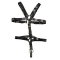 Lady Jane Adult Sex Shop | Zado Male Leather Harness - Black