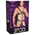Lady Jane Adult Sex Shop | Zado Male Leather Harness - Black