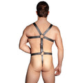 Lady Jane Adult Sex Shop | Zado Male Leather Harness - Black