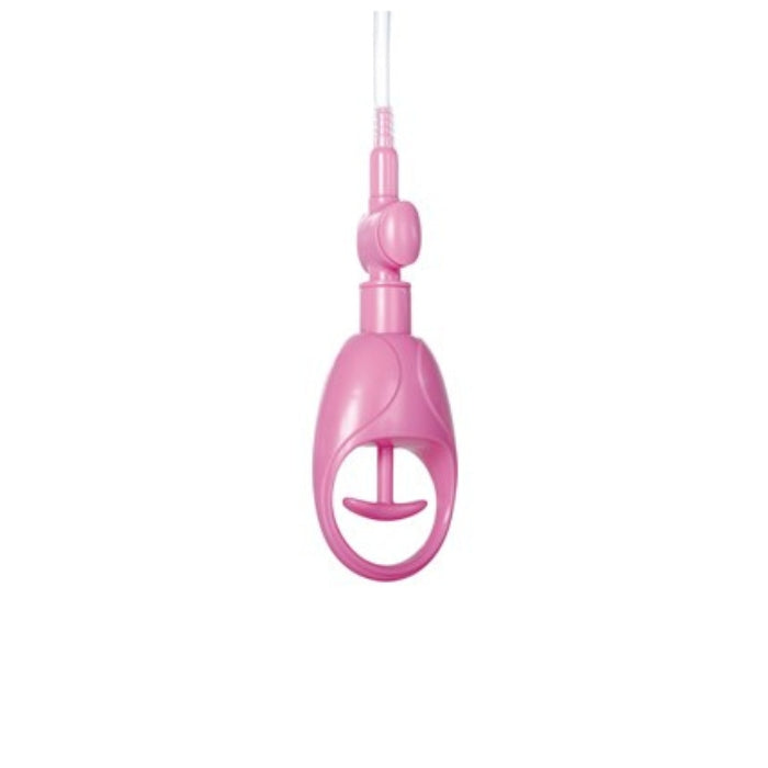 This pretty and petite pump's cup fits over your clitoris and labia, creating an airtight seal. Pull the trigger handle to draw air out of the cup. This increases blood flow to the area, giving you a puffier look and more sensitive feel that promote more intense sensations and bigger, better climaxes!