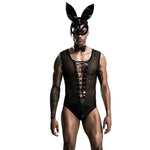 Alluring Male Bunny Fantasy Outfit (4 Piece)