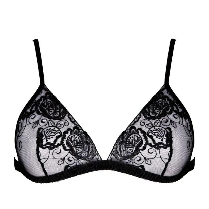 Sexy Imported Lingerie. Beautifully soft lacy pieces. Feel sensual and comfortable wearing this gorgeous two piece black bra and G string set. For more allure make sure to go for the three piece set that includes a stunning slenderizing corset. Sizes Small - 2XLarge