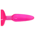Taking anal play to the next level. Made from soft but firm PVC, this flexible butt plug does wonders as an anal toy! A pendant shaped butt plug featuring a narrow neck for an easy insertion while the flared base allows for a quick and easy withdrawal. Ideal for him and for her, this butt plug also includes a strong suction cup at the base that will stick to any smooth surface for hands-free anal fun.
