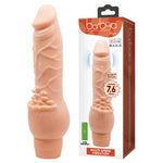 This dildo has a realistic 7.6inch vibrator with a prominent head and a veined shaft that produces extra stimulation. The easy-twist dial base makes it easy and convenient to use. This beautiful veined cock is made of TPR material.