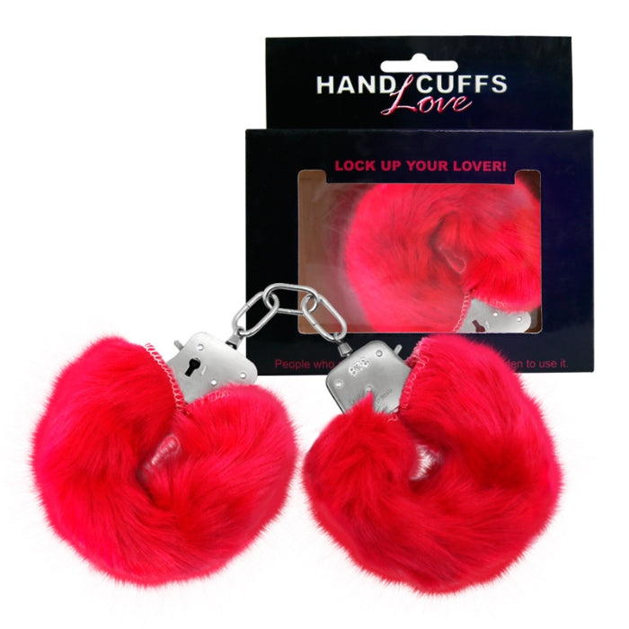 Baile Hand Cuffs - Fluffy Pink